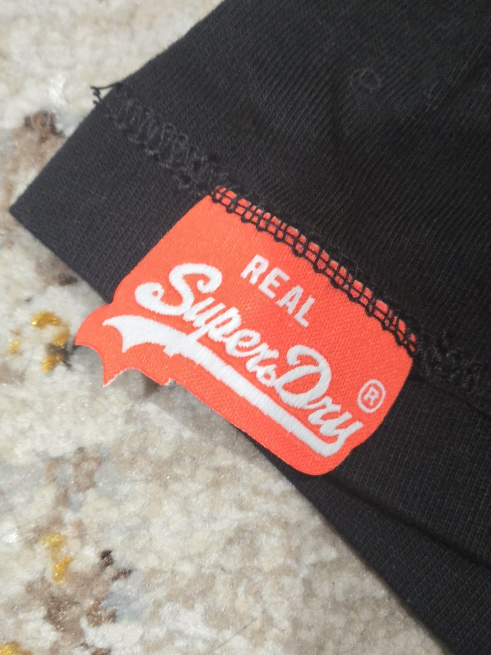 Superdry Men’s Black Logo Crew Neck T-Shirt - Picture 4 of 10